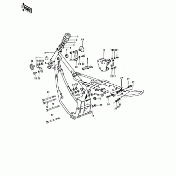 FRAME/FRAME FITTINGS ('74-'75)