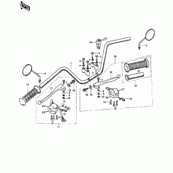 HANDLEBAR (G3SS-D) ('74-'75)
