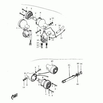 TURN SIGNALS ('74-'75)