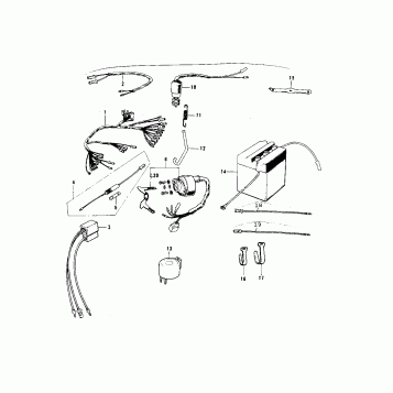 CHASSIS ELECTRICAL EQUIPMENT ('74-'75)