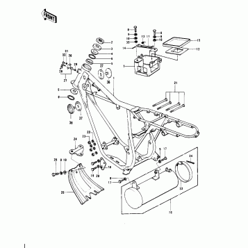 FRAME/FRAME FITTINGS ('74-'75)