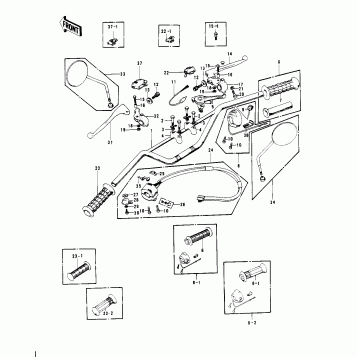HANDLEBAR 1/2 ('74-'75)