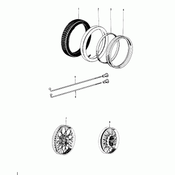 WHEELS/TIRES ('74-'75)