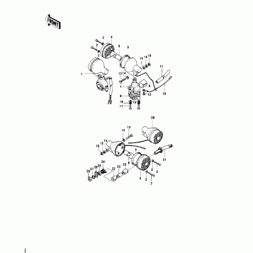 TURN SIGNALS ('74-'75)