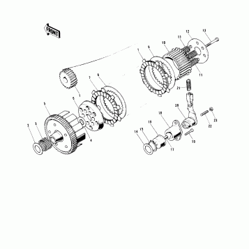 CLUTCH ('72-'73 G5-A)
