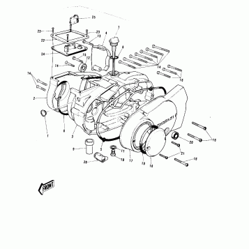 ENGINE COVERS ('73-'73 G5-A)
