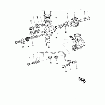 OIL PUMP ('72-'73 G5-A)