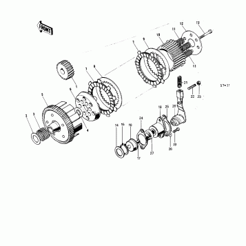 CLUTCH ('74-'75 B/C)