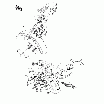 FENDERS ('74-'75 B/C)