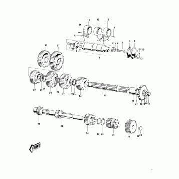 TRANSMISSION/CHANGE DRUM