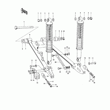D-4-SWING ARM/SHOCK ABSORBERS