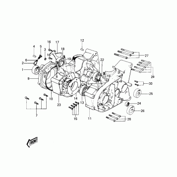 CRANKCASE (KE100-A5/A6)