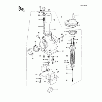 CARBURETOR (KE100-A9/A10)