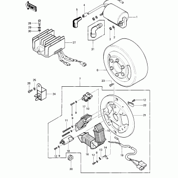 IGNITION/GENERATOR/REGULATOR