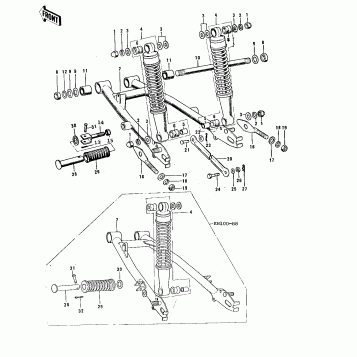 SWING ARM/SHOCK ABSORBERS