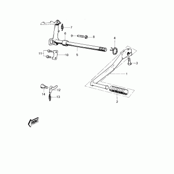 GEAR CHANGE MECHANISM (KM100-A1~A4)