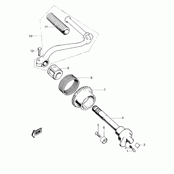 KICKSTARTER MECHANISM
