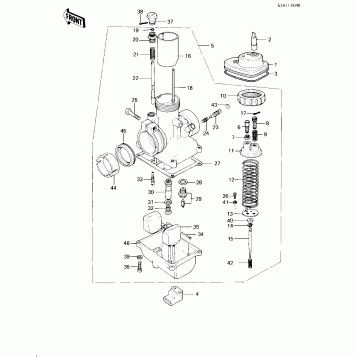 CARBURETOR (KM100-A6/A7)
