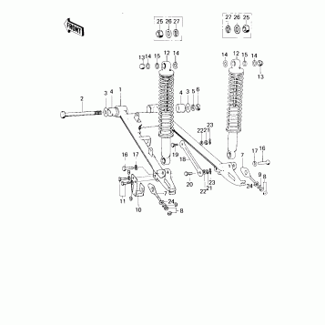 SWING ARM/SHOCK ABSORBERS