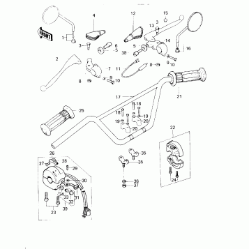 HANDLEBAR (KM100-A6/A7)