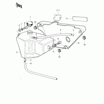 SIDE COVER/OIL TANK (KM100-A1~A4)