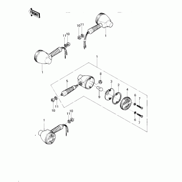 TURN SIGNALS (KM100-A6/A7)