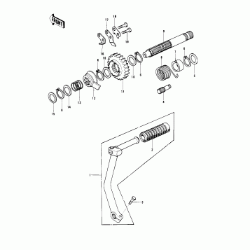KICKSTARTER MECHANISM