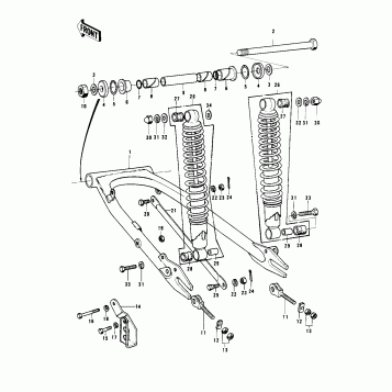 SWING ARM/SHOCK ABSORBERS