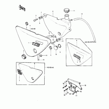 SIDE COVER/OIL TANK/CHAIN COVER