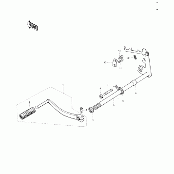 GEAR CHANGE MECHANISM ('74-'75)