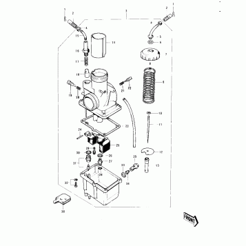 CARBURETOR ('74-'75)