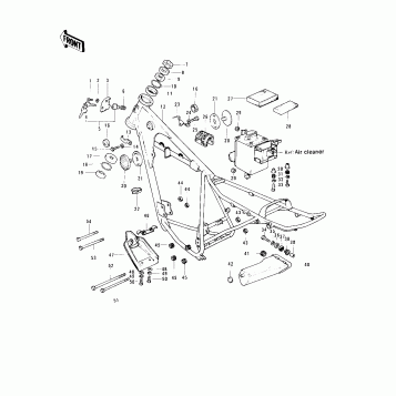 FRAME/FRAME FITTINGS ('74-'75)
