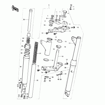 FRONT FORK ('74-'75)