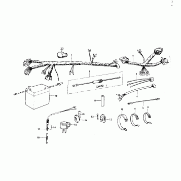CHASSIS ELECTRICAL EQUIPMENT ('74-'75)
