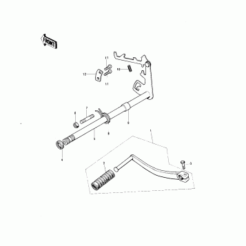 GEAR CHANGE MECHANISM ('76-'79)
