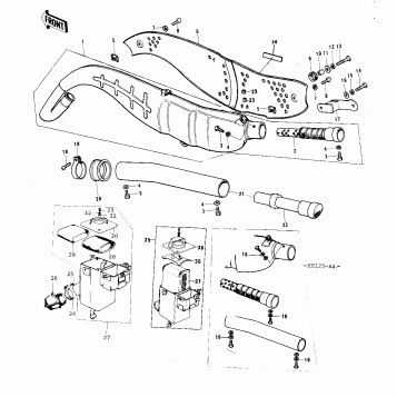 AIR CLEANER/MUFFLER ('76-'79)