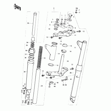 FRONT FORK ('76-'79)