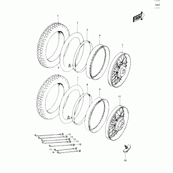 WHEELS/TIRES ('76-'79)
