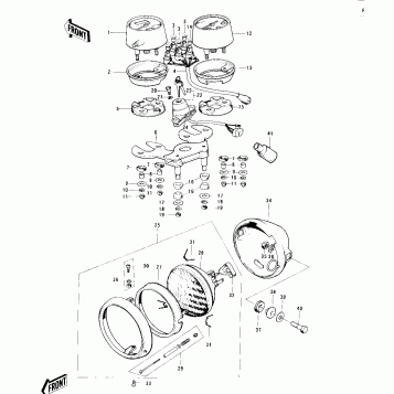 METERS/IGNITION SWITCH/HEADLIGHT ('76-'7