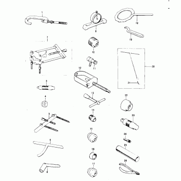 SPECIAL SERVICE TOOLS ('76-'79)