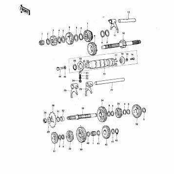 TRANSMISSION/CHANGE DRUM