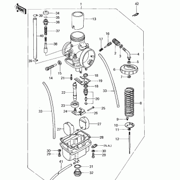 CARBURETOR ('78-'79 KX125-A4/A5)
