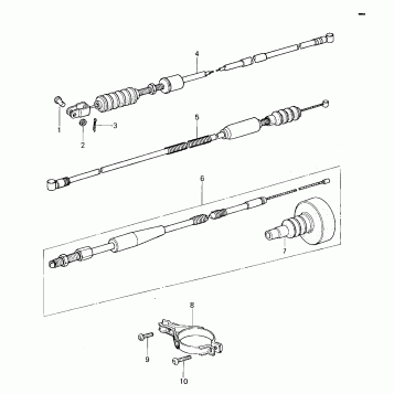 CABLES ('78-'79 KX125-A4/A5)