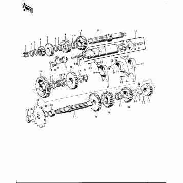 TRANSMISSION/CHANGE DRUM