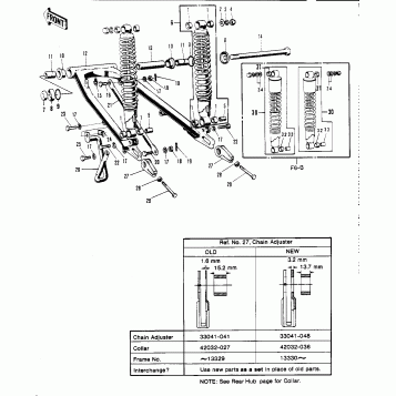 SWING ARM/SHOCK ABSORBERS