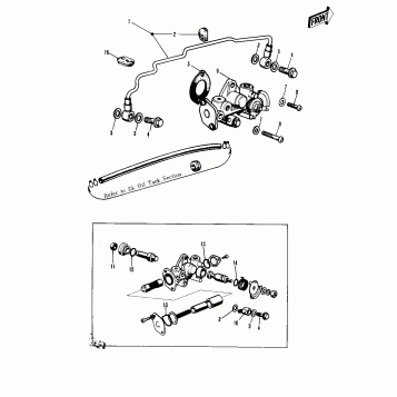 OIL PUMP ('71-'73 F7/F7-A/F7-B)
