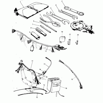 CHASSIS ELECTRICAL EQUIPMENT/OWNER TOOLS