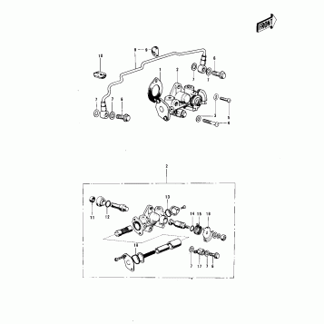OIL PUMP ('74-'75 F7-C/F6-D)