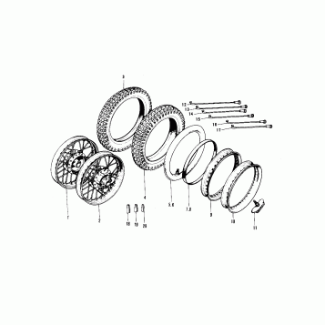 WHEELS/TIRES ('74-'75 F7-C/F6-D)