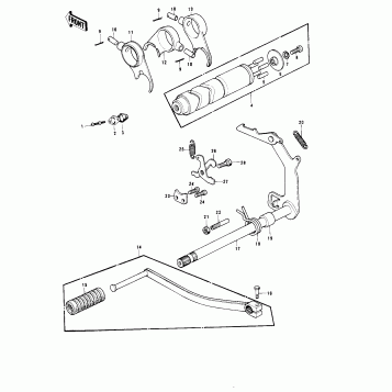 GEAR CHANGE MECHANISM